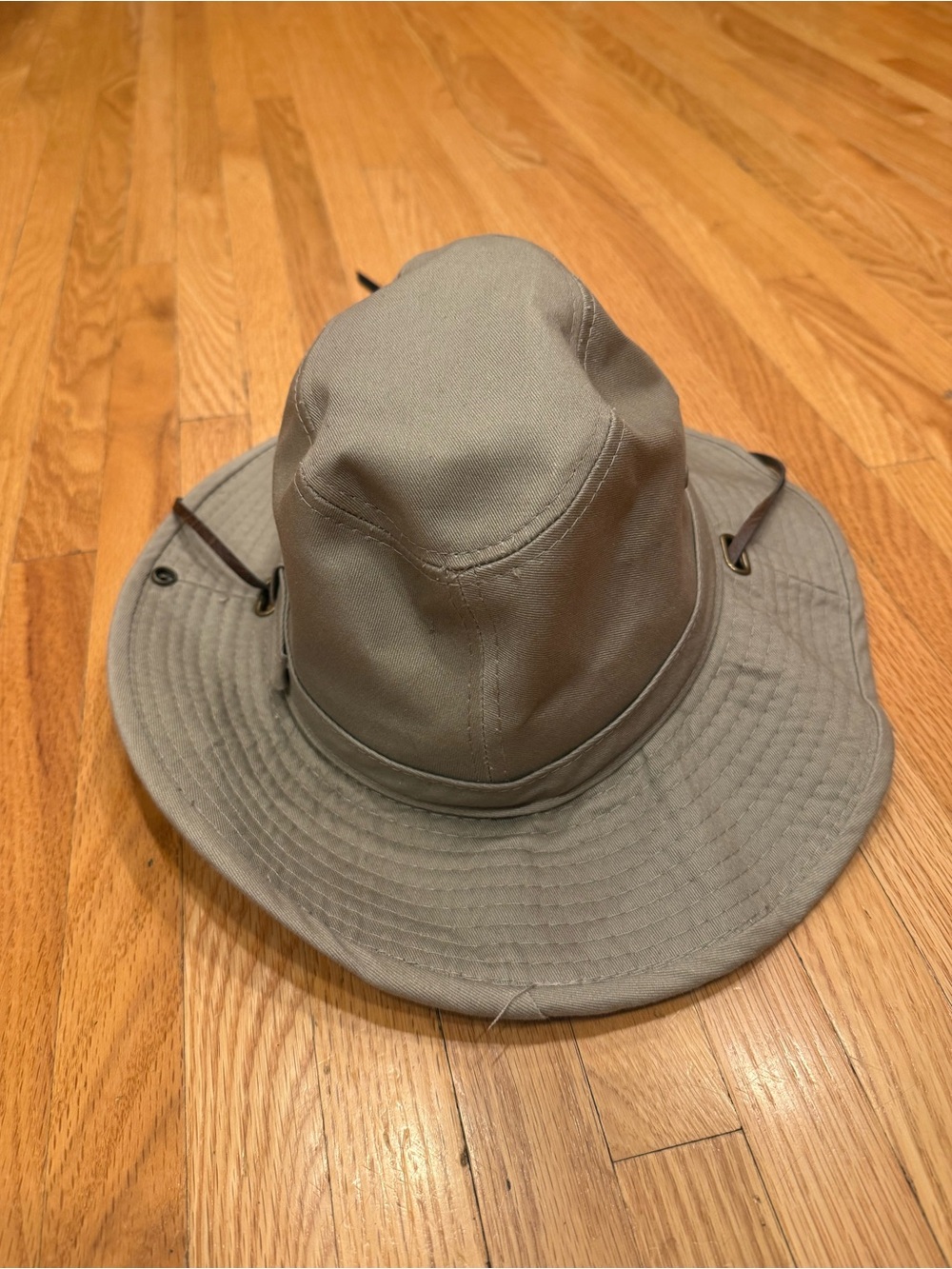 Men's Olive Khaki Green Wide-Brim Outdoor Hat